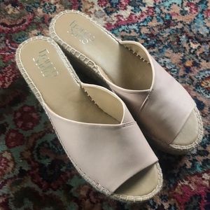 Franco Sarto Blush Espadrille Wedge Sandal 7.5